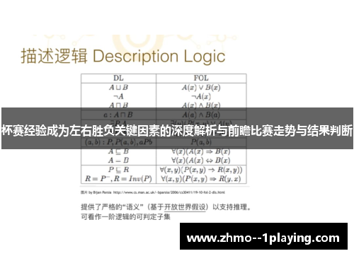 杯赛经验成为左右胜负关键因素的深度解析与前瞻比赛走势与结果判断