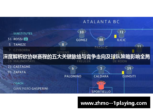 深度解析欧协联赛程的五大关键脉络与竞争走向及球队策略影响全局 深度解析欧协联赛程的五大关键脉络与竞争走向及球队策略影响全局